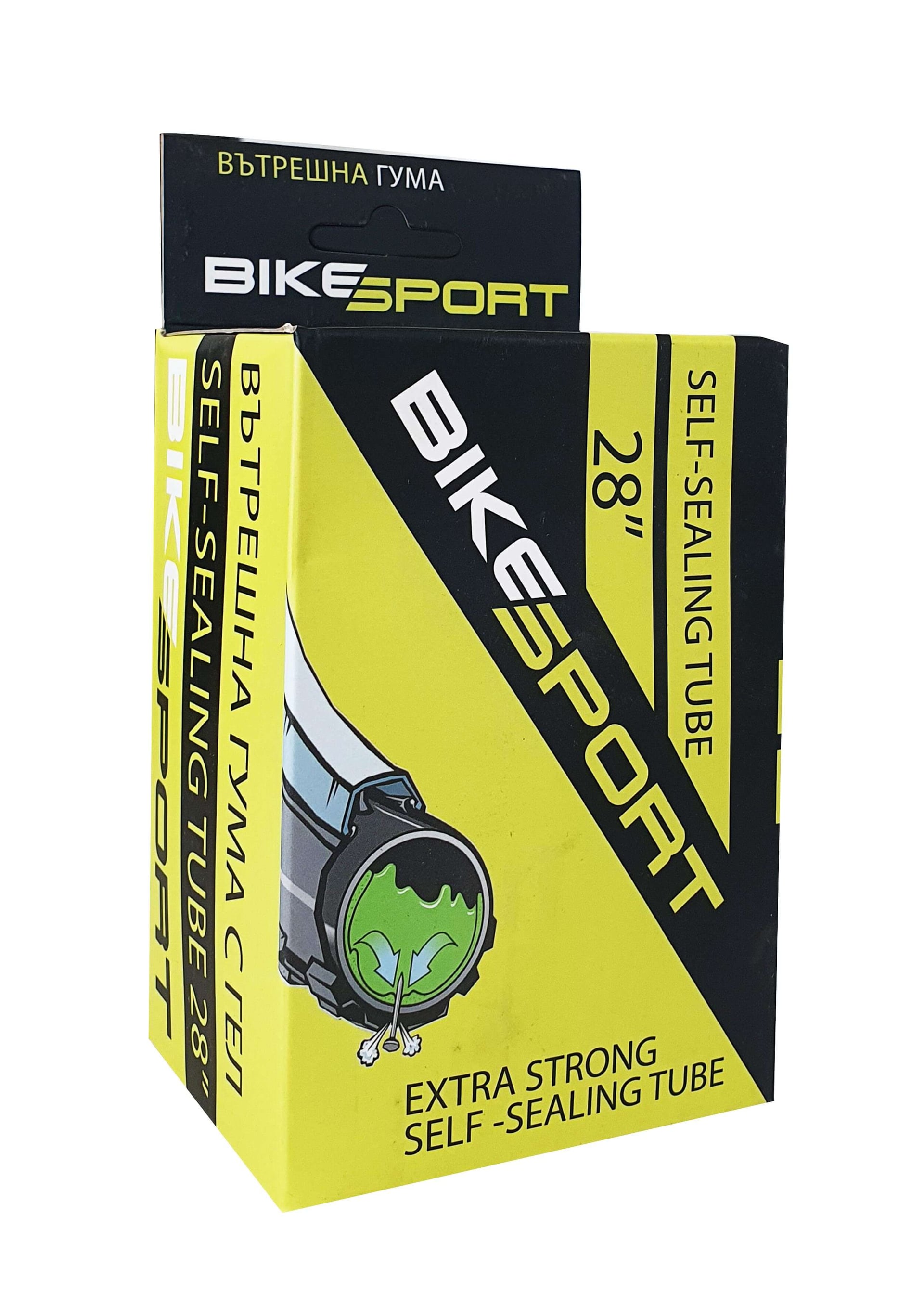 Вътрешна гума с гел Bikesport 28*1.95/2.125 AV 48
