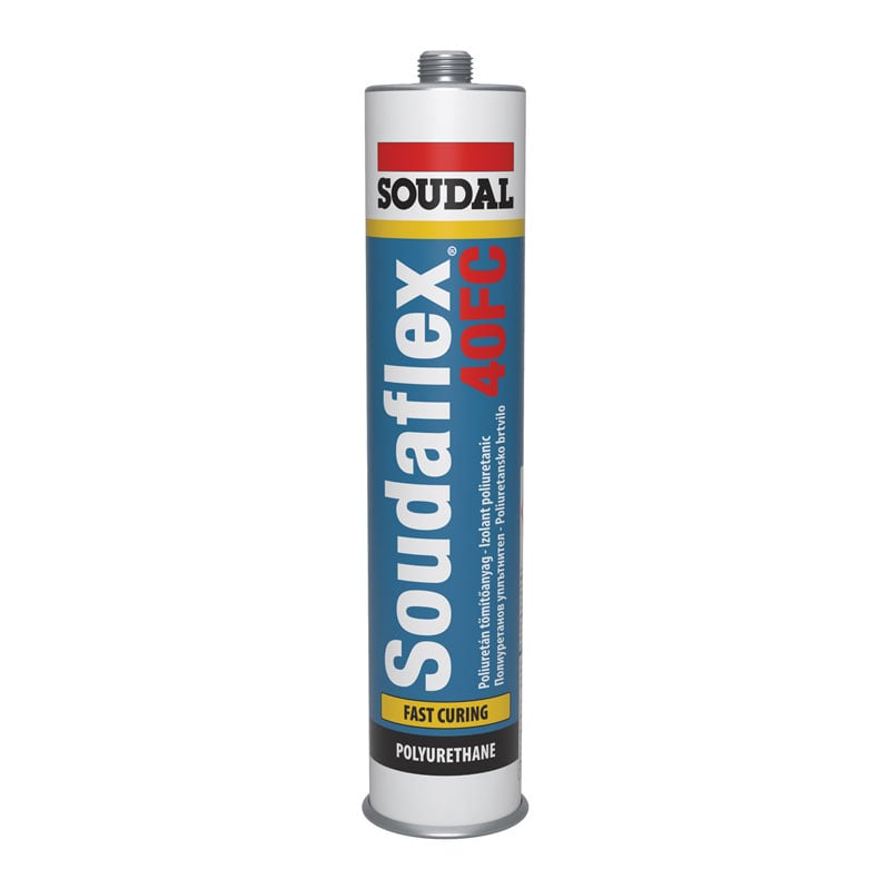Полиуретанов уплътнител лепило Soudal Soudaflex 300мл сив