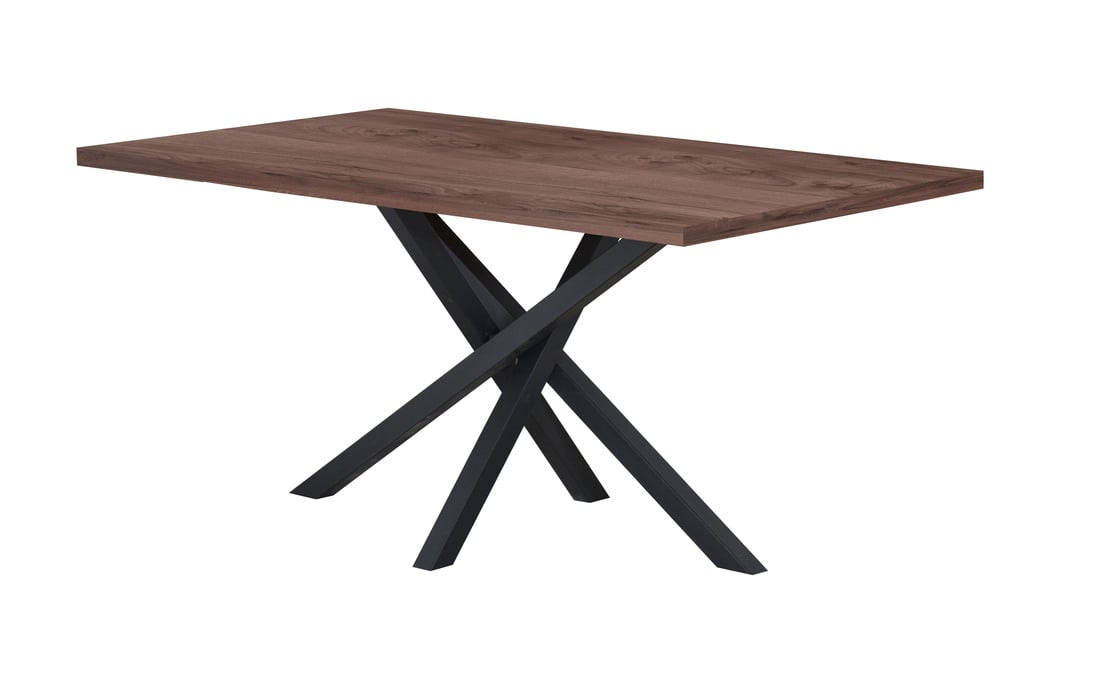 Трапезна маса Matis Pablo X 140x80см Орех Табако