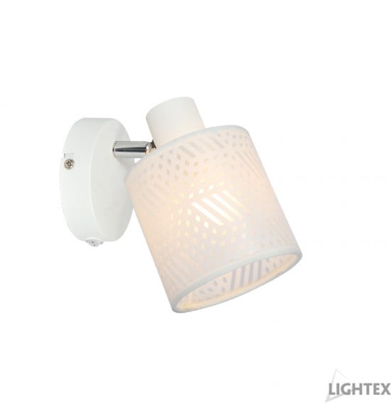 Аплик Lightex Blanka 1xE14 бял 