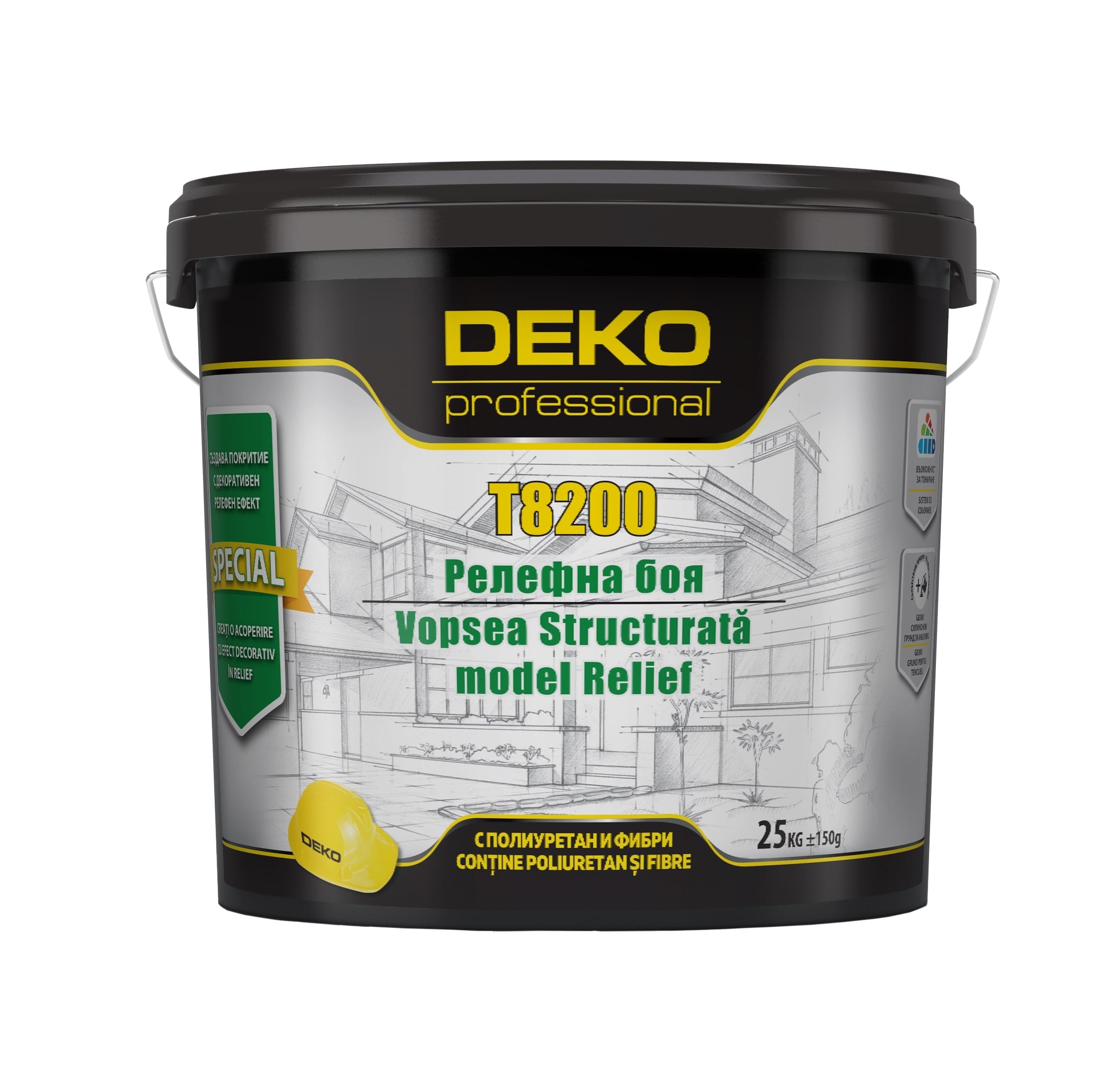 Декоративна релефна мазилка Deko Professional бяла 25кг