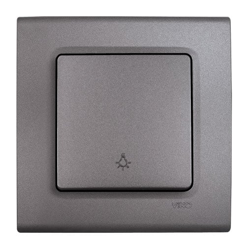 Стълбищен бутонен ключ Linnera Life Viko by Panasonic сив