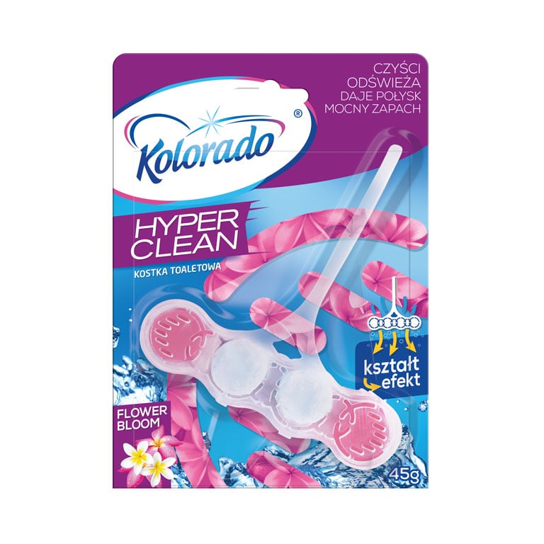WC ароматизатор Flower Bloom розов 45г
