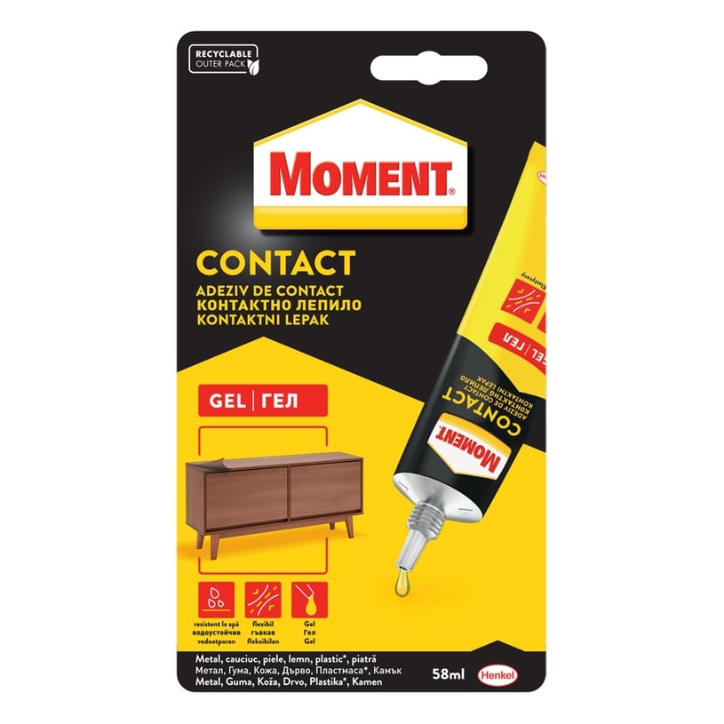 Контактно лепило гел Moment Gel 58 мл