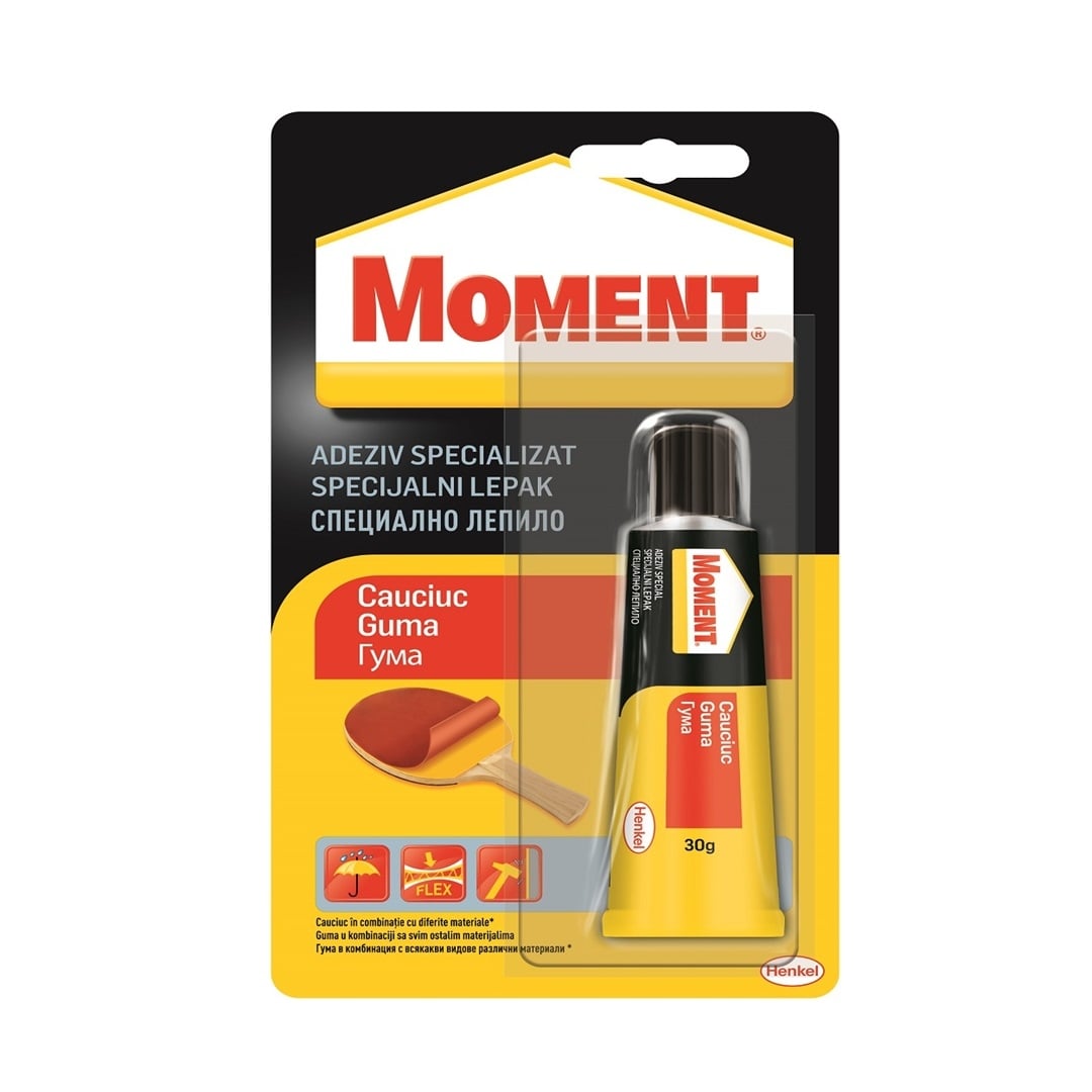 Специално лепило за гума Moment Rubber 30 мл