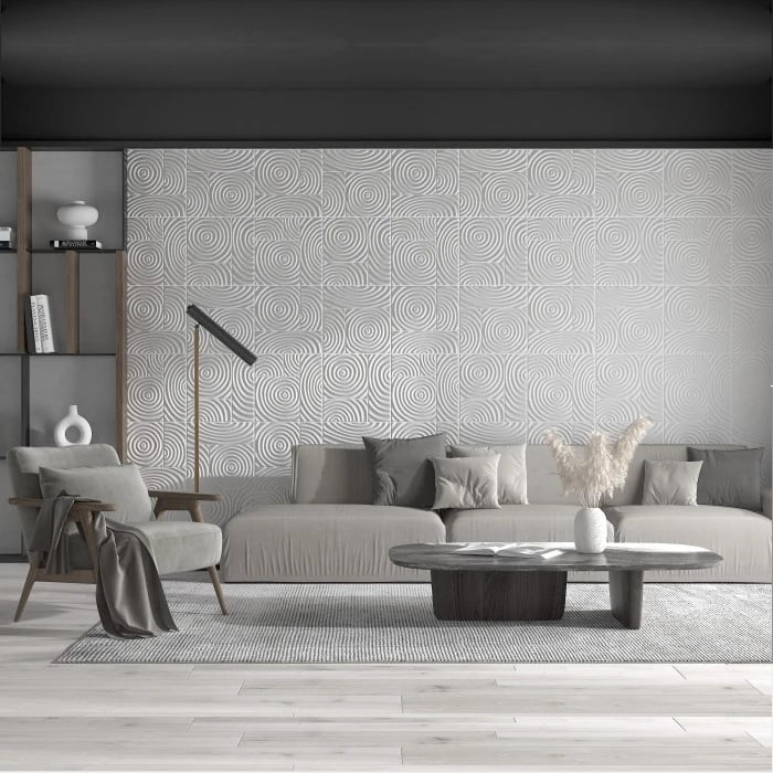 Топлоизолационно самозалепващо пано Modern Circle 70х70х0,8см