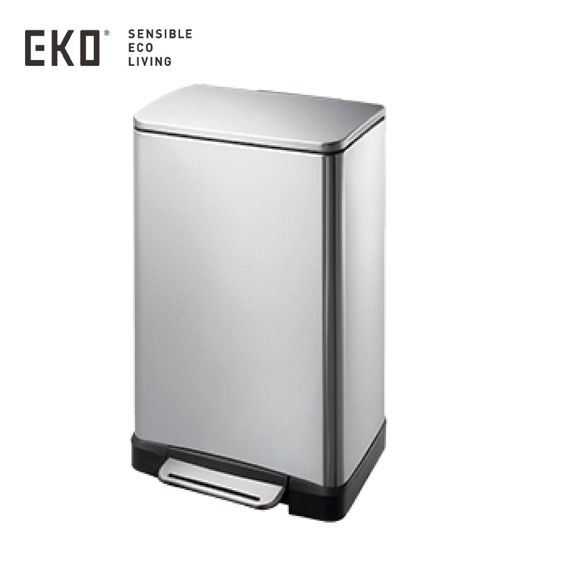 Кош за боклук с педал E-cube EK9268MT 12л металик