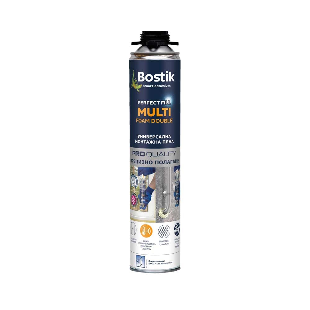 Полиуретанова нискораздувна пяна Bostik Multi foam double 750мл