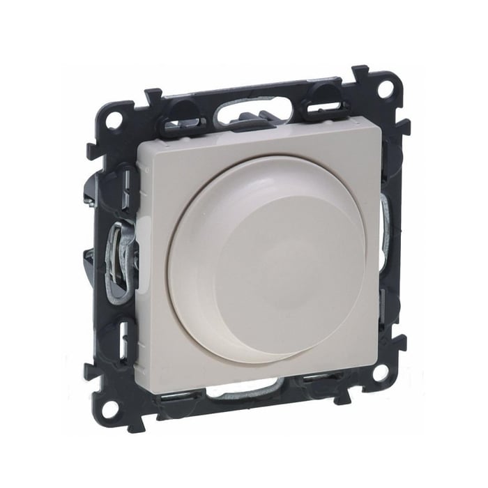 Ротативен димер Niloe Legrand 5-75W LED / 5-300VA цвят крем 