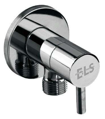 Ъглов кран с керамичен механизъм 1/2" х 3/8"  модел 1001