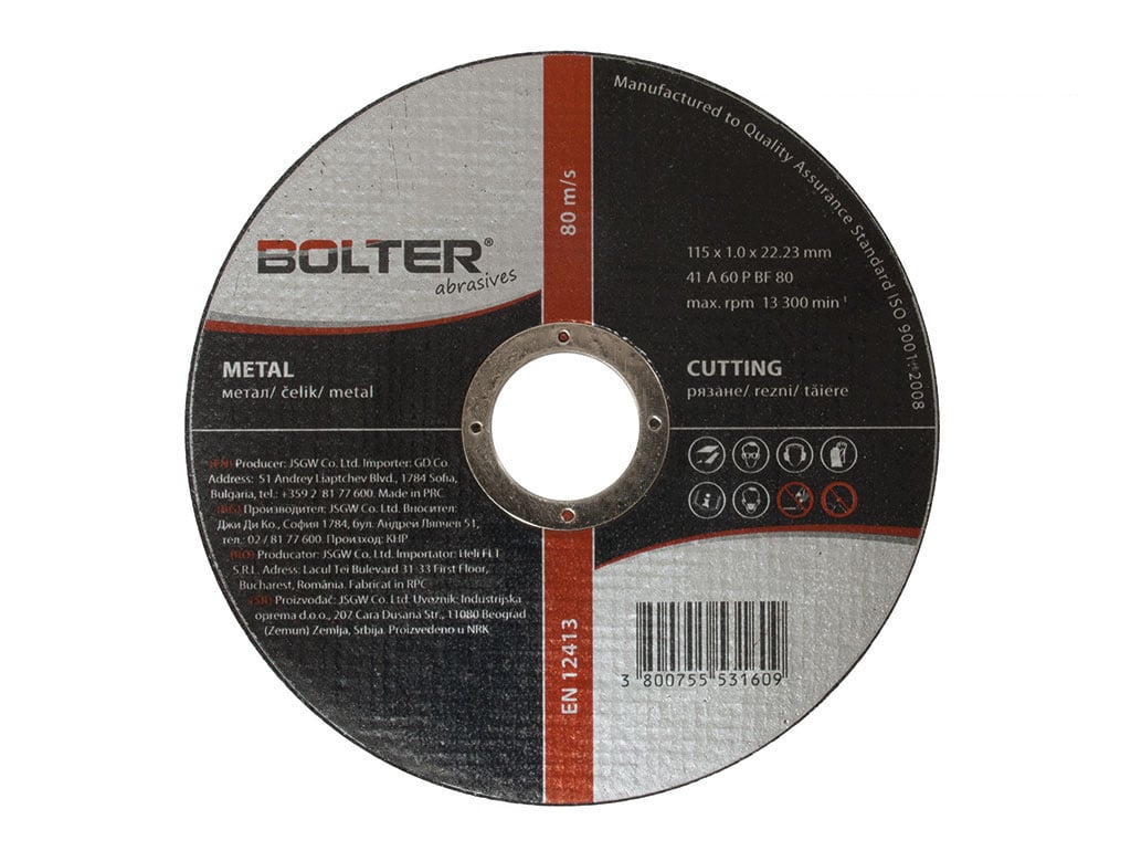 Диск за рязане на метал Bolter А36K 300х3.0х25.4мм
