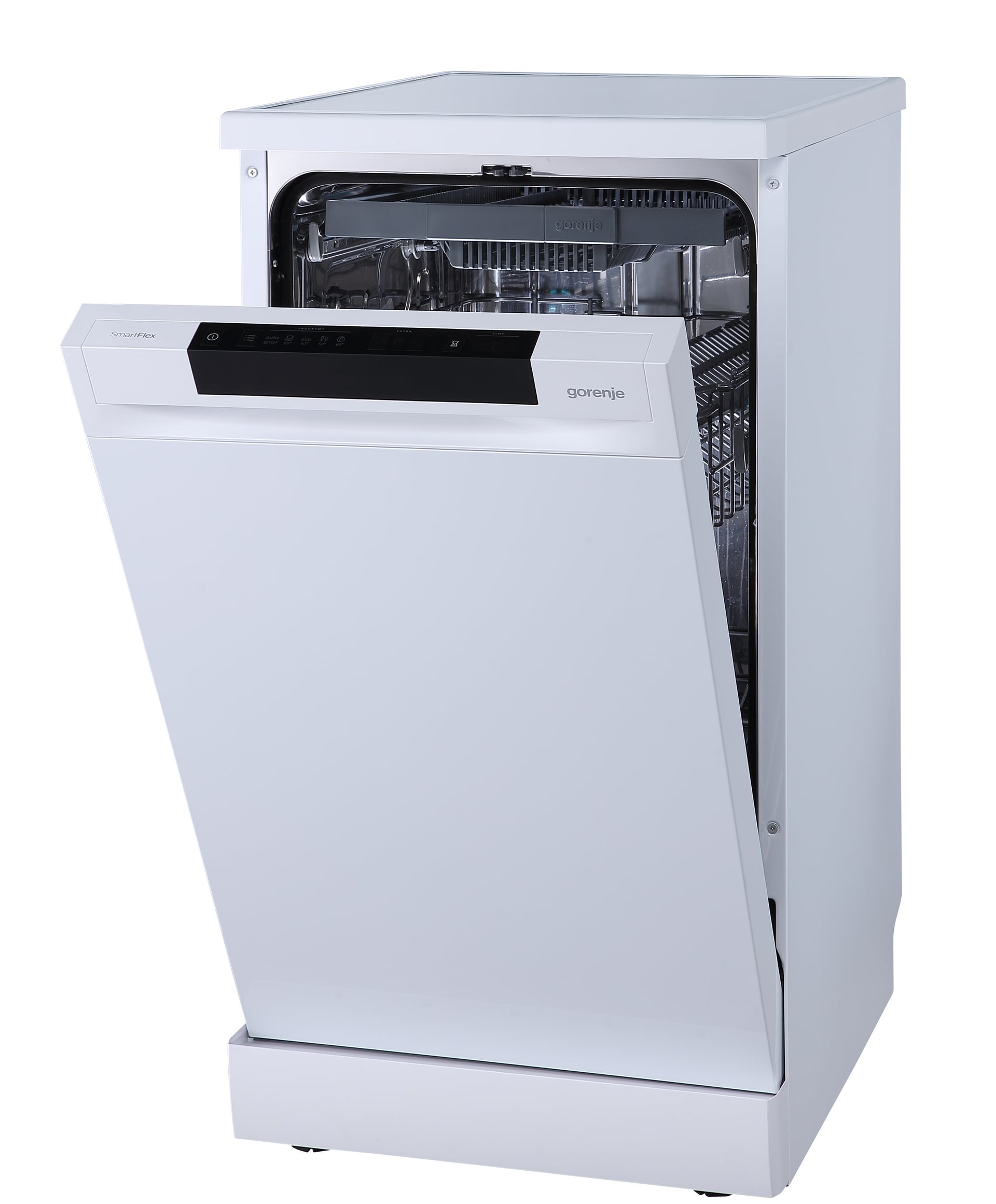 Свободностояща съдомиялна Gorenje GS541D10W бяла 45см