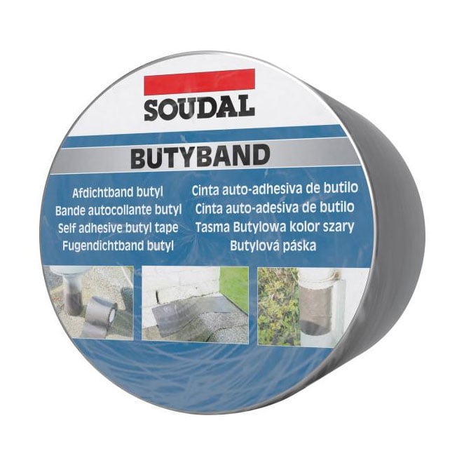 Бутилова уплътнителна лента Soudal Butyband 5см x 10м