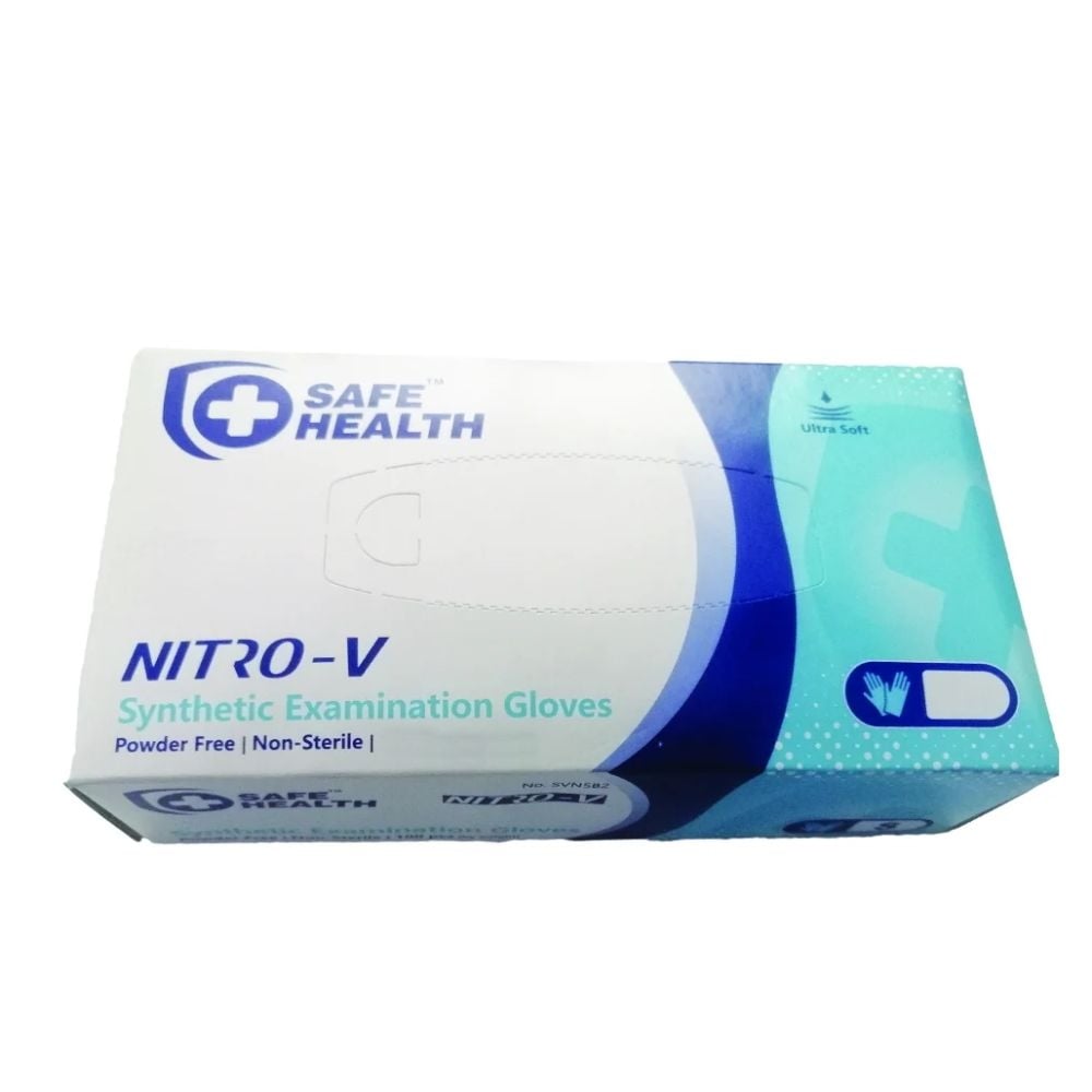 Ръкавици без талк Safe Health Nitro-V / M 100 броя