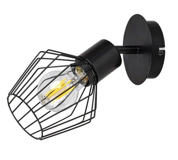 Спот Ziel Lighting SE-W009-1A E27 черен