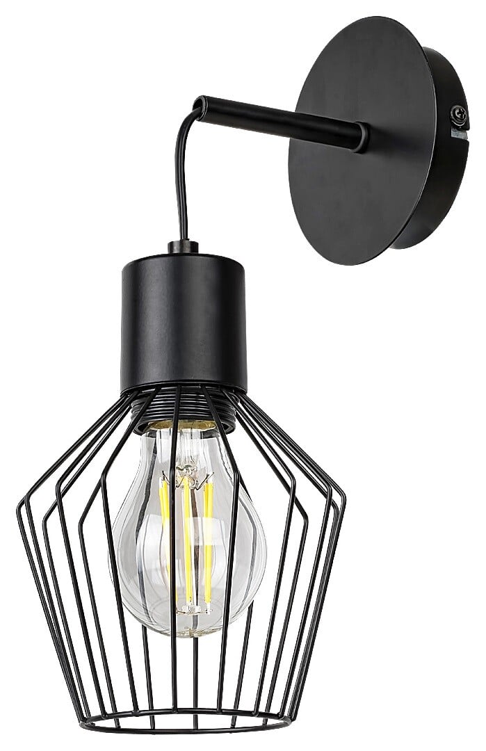 Спот Ziel Lighting SE-W009-1A E27 черен