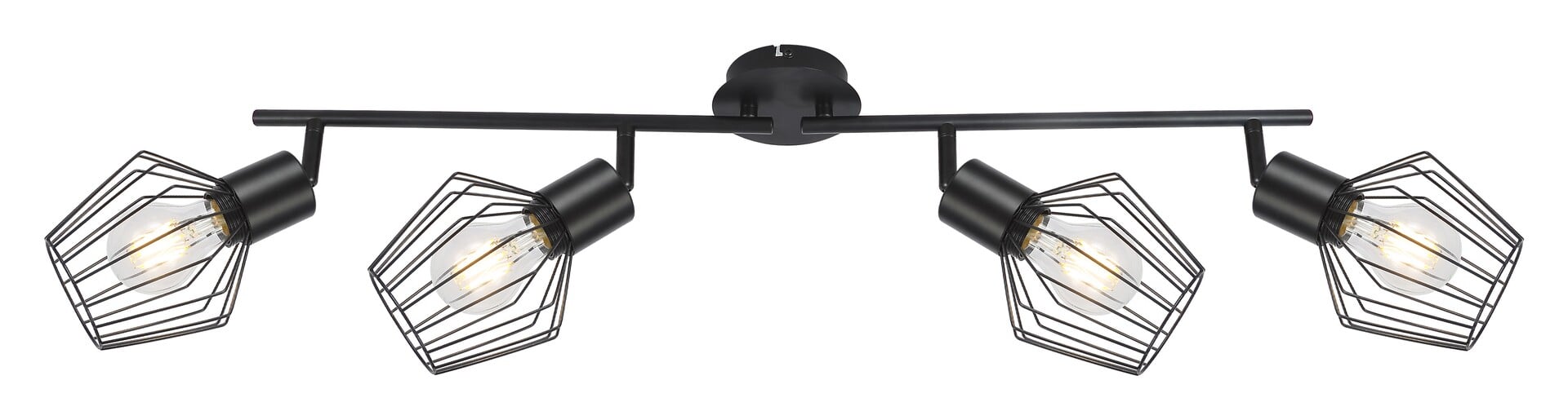 Спот Ziel Lighting SE-W009-4 E27 черен