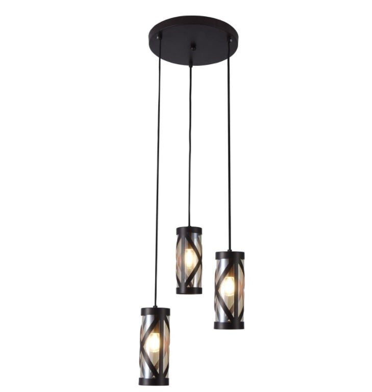 Осветително тяло Ziel Lighting SE-P010-3 E14 кафяво