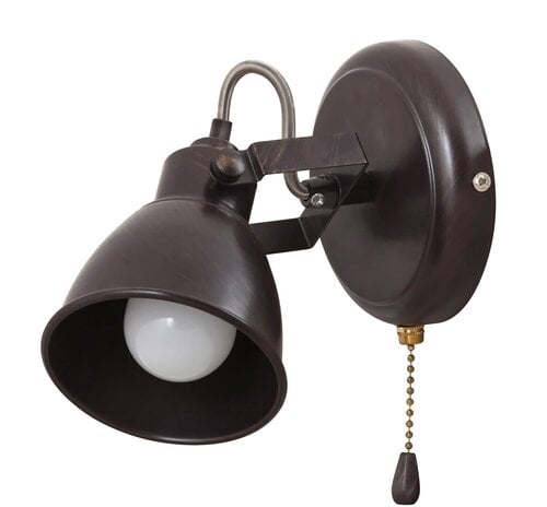 Спот Ziel Lighting SE-W012-1 E14 антично кафяво