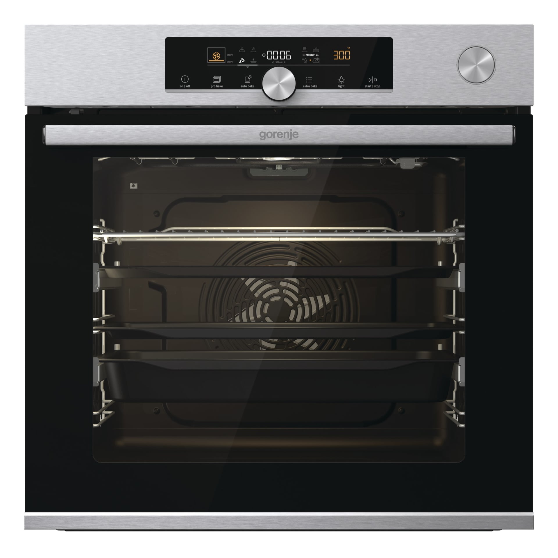 Фурна за вграждане Gorenje BPSA6747A08X инокс IconTouch 77л