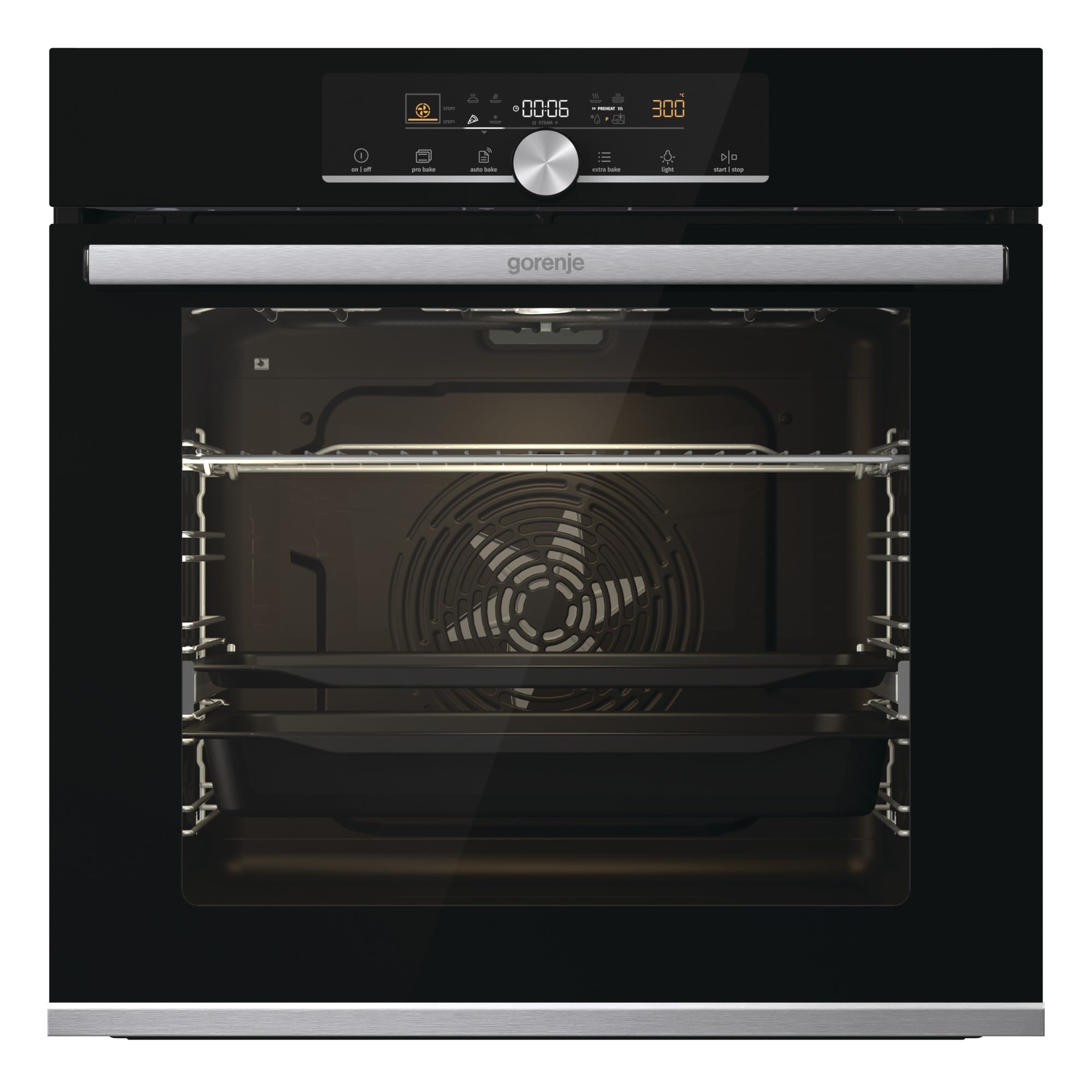 Фурна за вграждане Gorenje BPSX6747A05BG черна IconTouch 77л