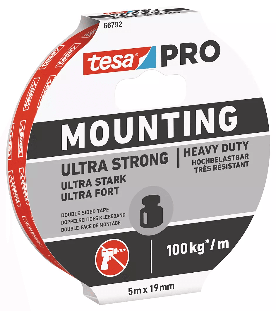 Монтажна лента Tesa PRO Ultra Strong 5м x 19мм