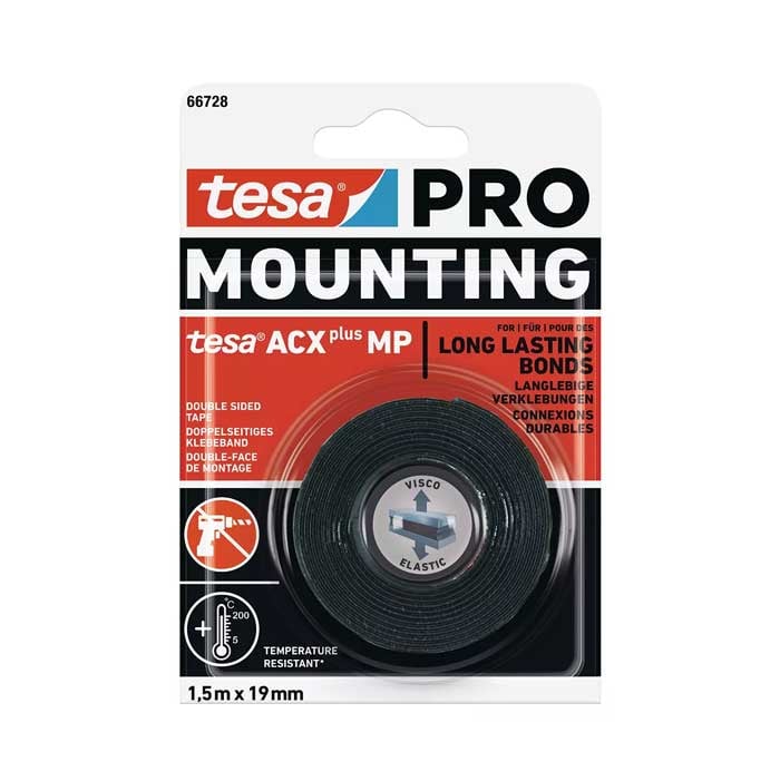 Монтажна лента Tesa PRO ACX+MP 1.5м x 19мм