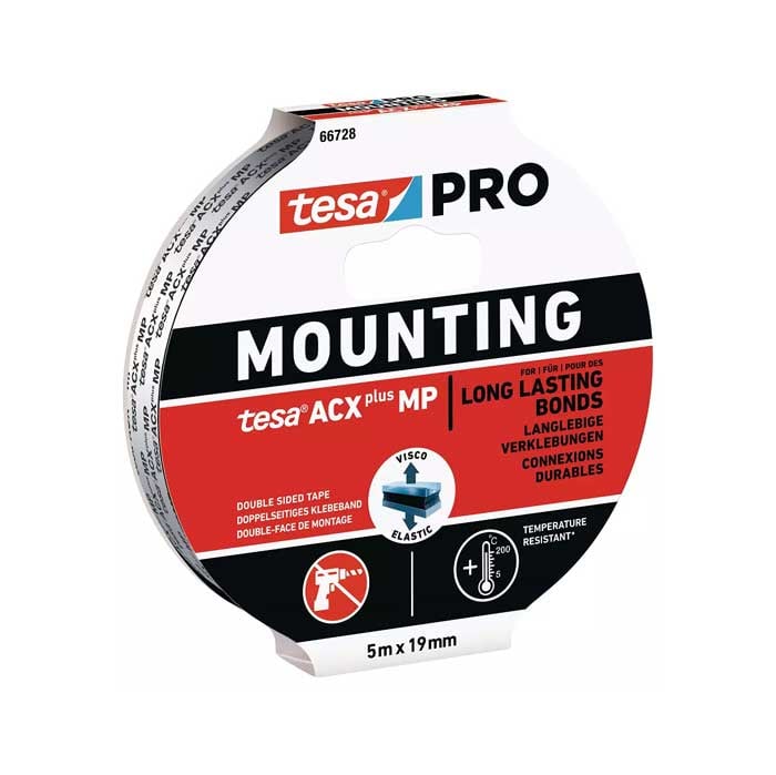 Монтажна лента Tesa PRO ACX+MP 5м x 19мм
