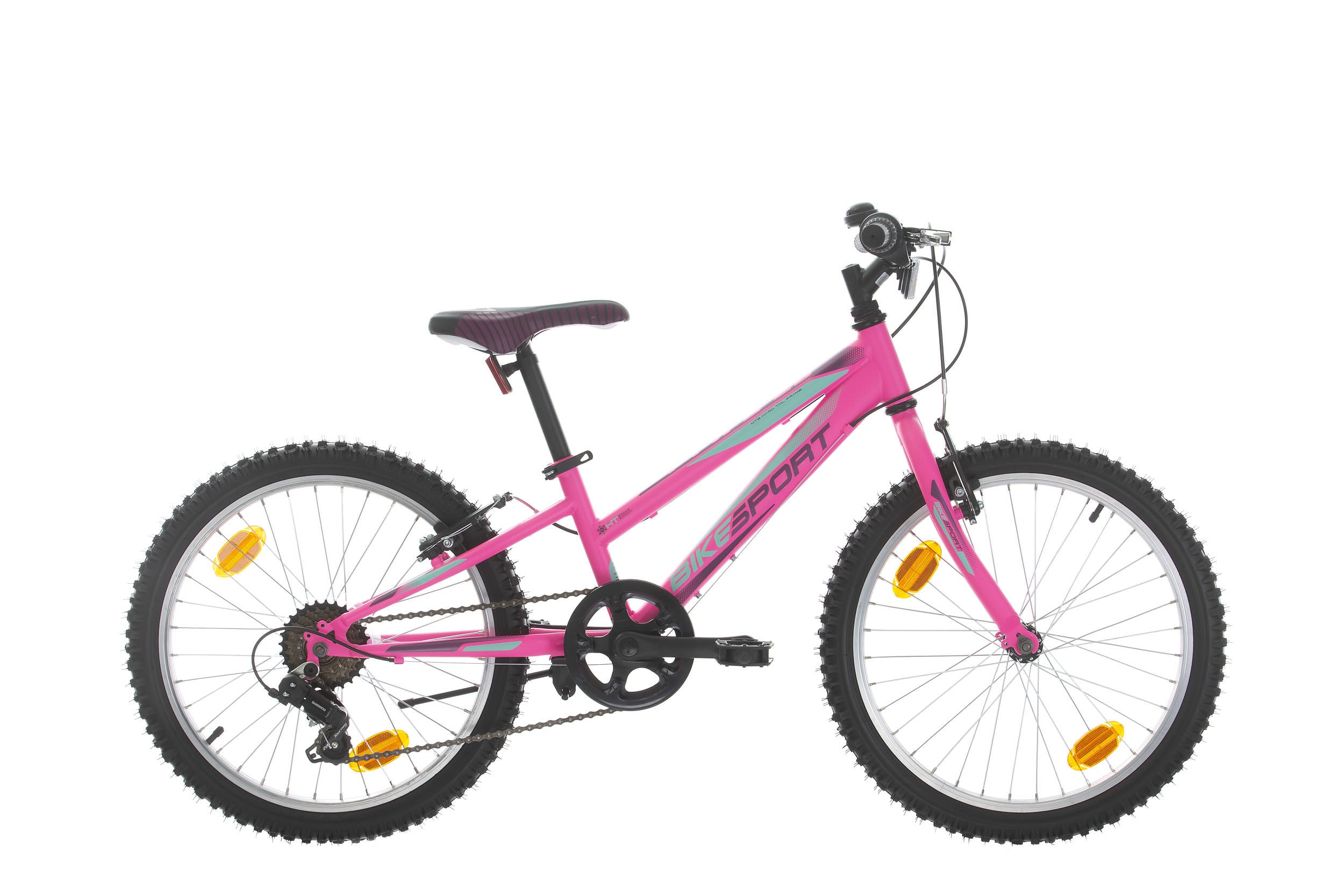 Велосипед Bikesport Viky BS21 20" неоново розов мат