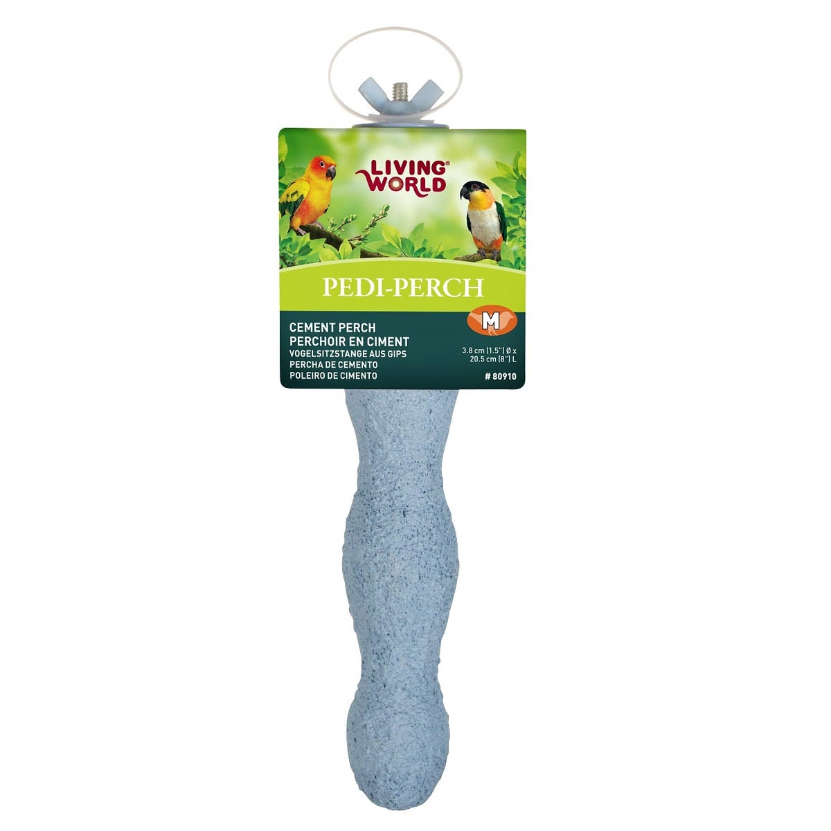 Кацалка за птици Living World Pedi-Perch Medium 20.5см