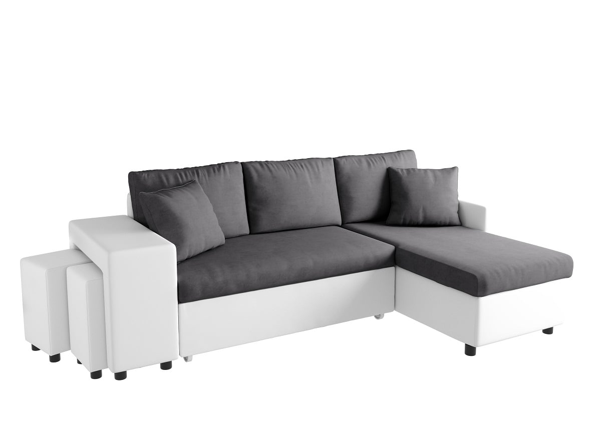 Холов ъгъл Golf Plus Soho 11 Black / Cayenne 1115 White / ляв