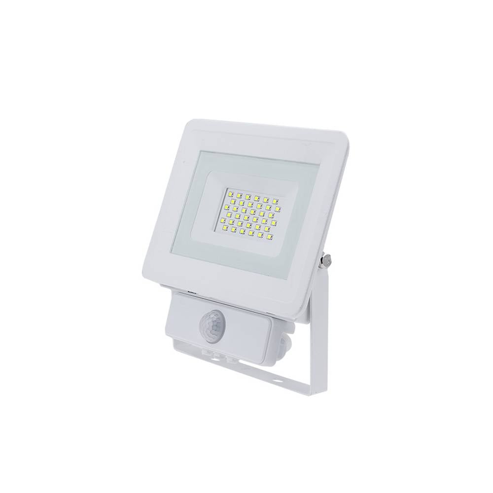 LED прожектор със сензор Optonica бял 30W IP65 2700K
