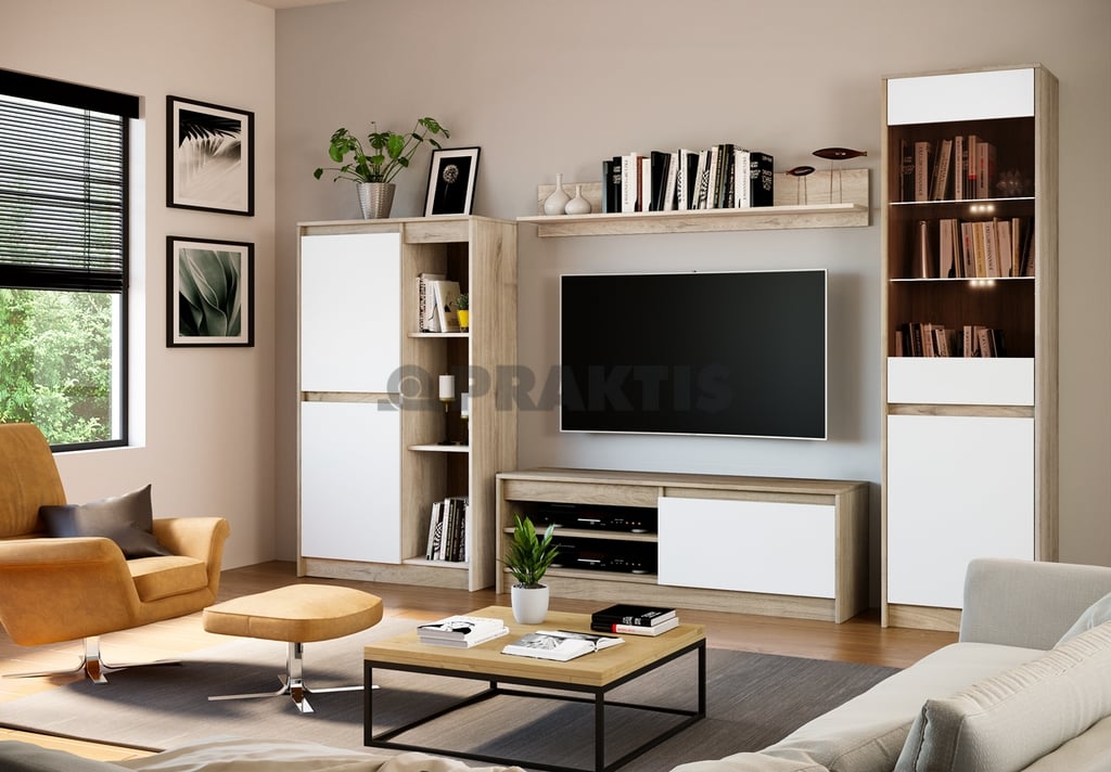 Секция City 6053 Сонома Арвен+Бяло гладко