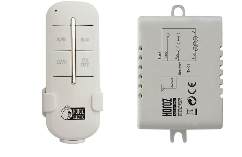 Безжичен контролер за осветление 1 кръг Horoz Electric 30-60м AC180-240V