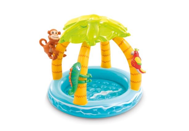 Бебешки басейн със сенник INTEX Tropical Island 58417NP / 102х86см 