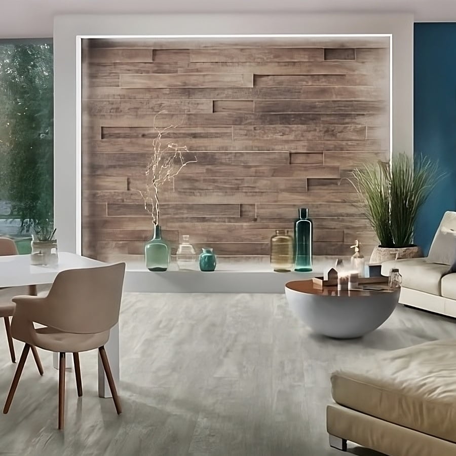 3D MDF ламперия Ръждив дъб Krono Original Kronowall 1296х132х12мм