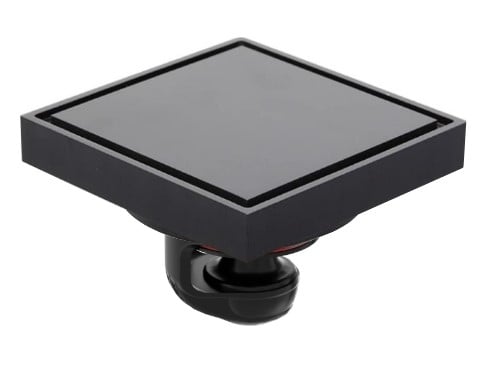 Точков подов сифон MAGdrain Duo WC02C8-O Black 100x100 мм / ф50мм