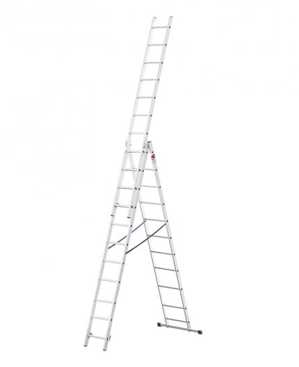 Алуминиева стълба Multisystem 3х11 стъпала