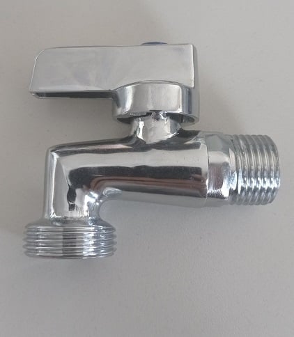 Градински мини сферичен кран Remer 1/2x3/4'' 