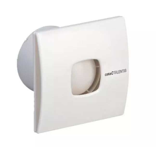 Вентилатор Cata Silentis 10T бял ф100мм / 12W 