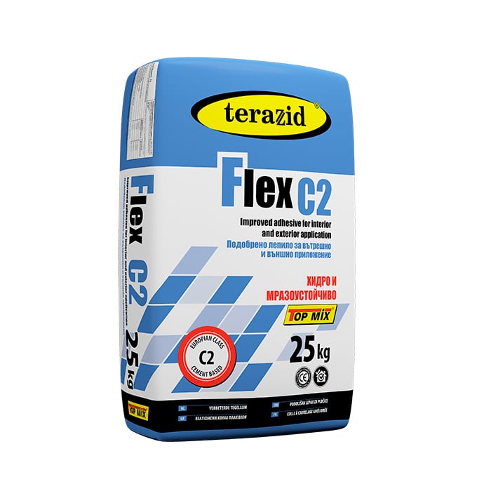 Лепило за плочки Terazid Топ микс флекс 25 кг