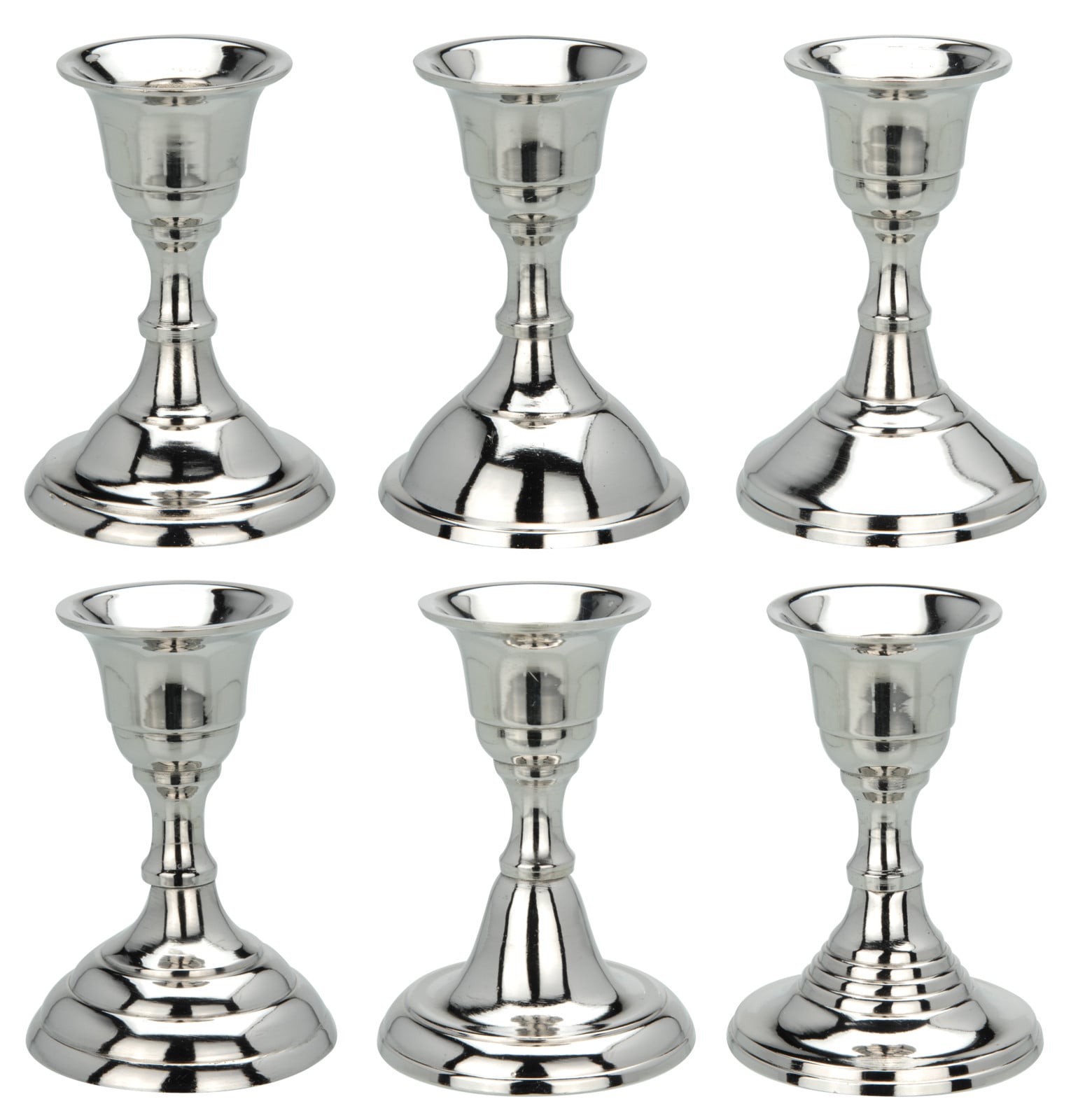Свещник Silver 8,8см