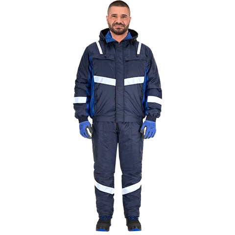 Зимен работен комплект яке и полугащеризон B-Wolf Atom 120501 / 2XL