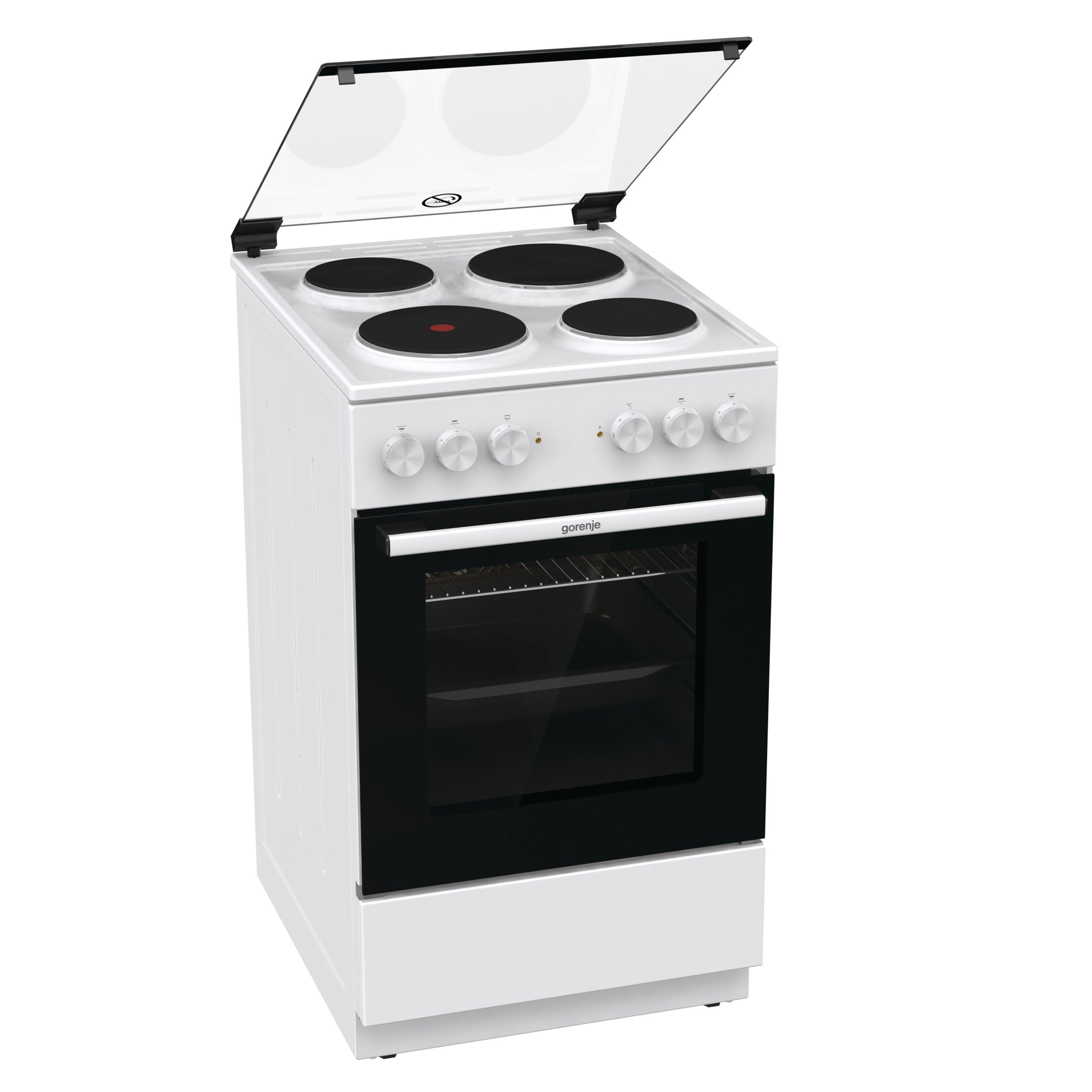 Готварска печка с електрически котлони Gorenje GE5A41WH 70л / А