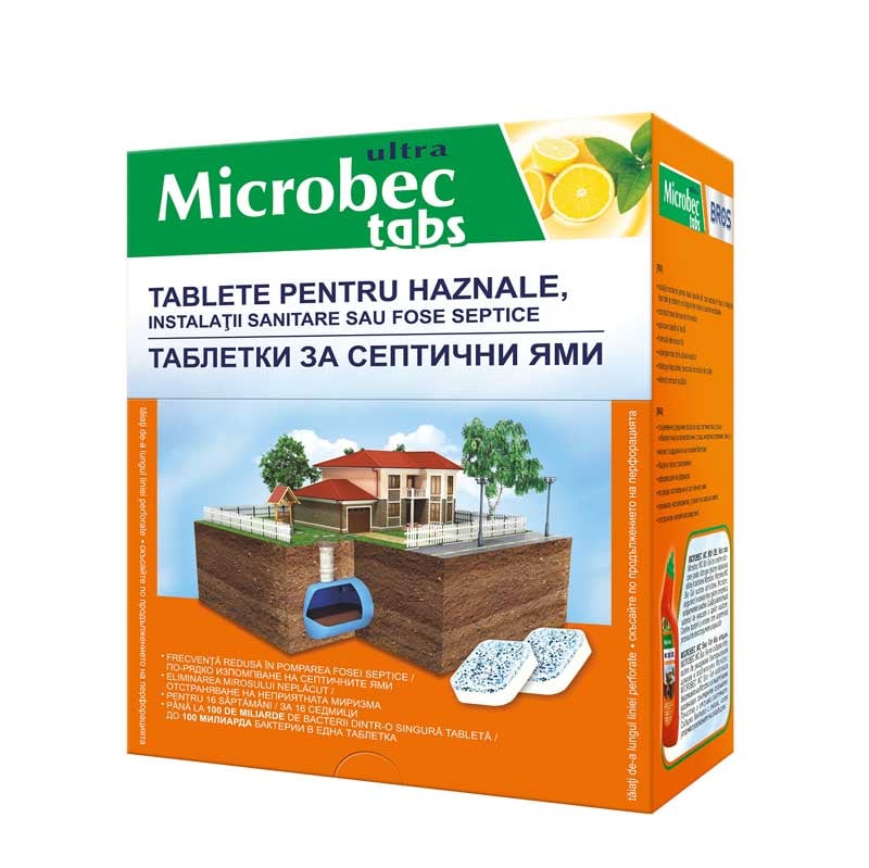 Препарат за септични ями Microbec таблетки 16 х 20 г