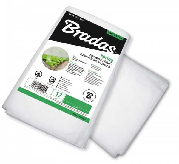 Покривало против слана Bradas spring 17г/м2 Бяло 3.2x5 м