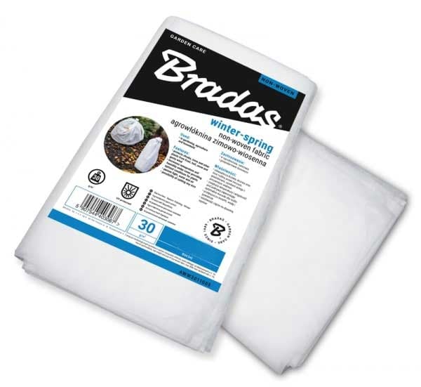 Покривало против слана Bradas winter-spring 30г/м2 Бяло 1.6x5 м