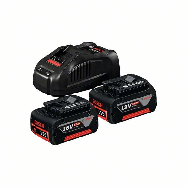 Стартов комплект Bosch Gal 1880 CV + 2X 18V 5Ah
