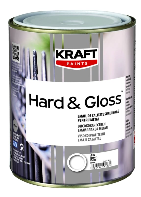 Eмайллак Hard&Gloss Kraft 13 грейпфрут 650мл