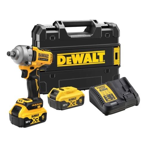 Акумулаторен ударен гайковерт DeWALT DCF891P2T-QW 18V 812Nm + 2 батерии и зарядно 